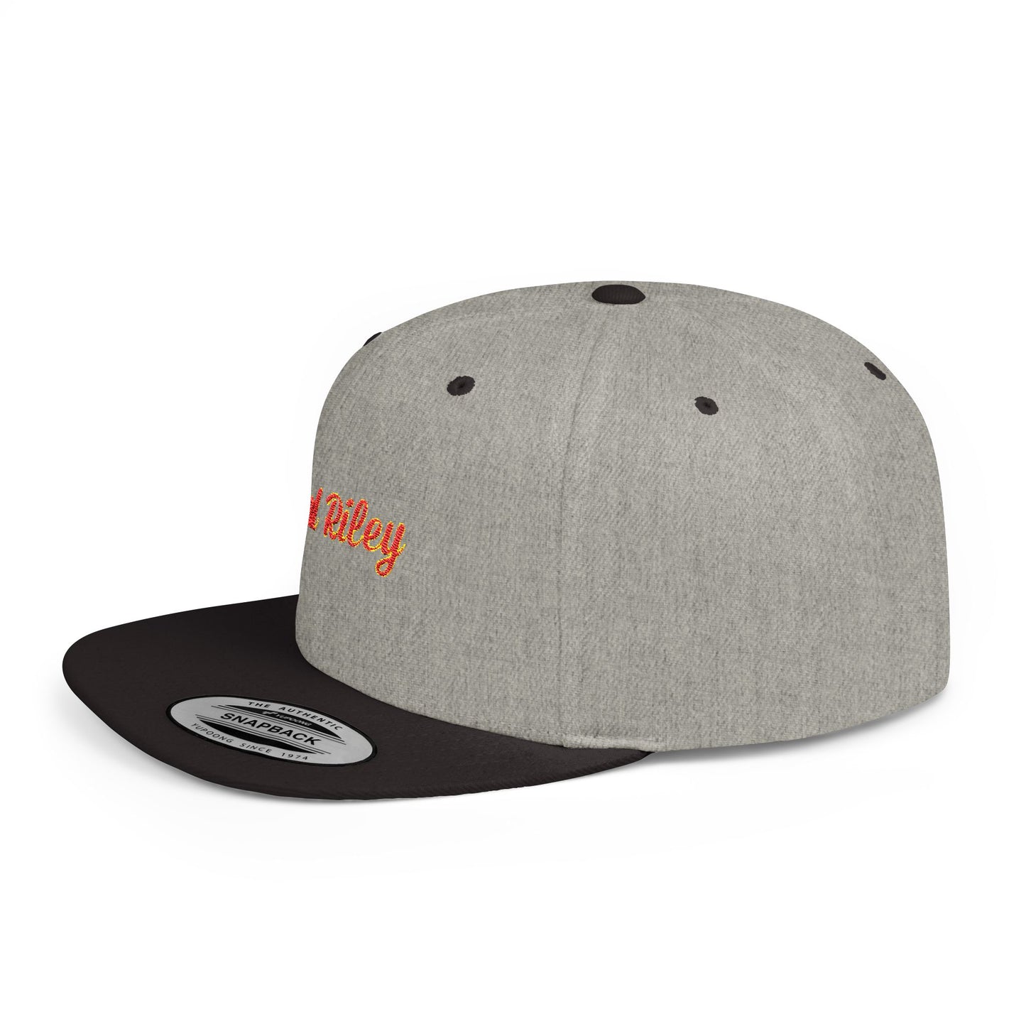 Hotrod Riley Flat Bill Snapback Cap – Retro Style Adjustable Hat