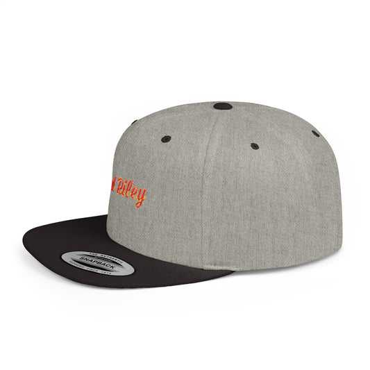 Hotrod Riley Flat Bill Snapback Cap – Retro Style Adjustable Hat