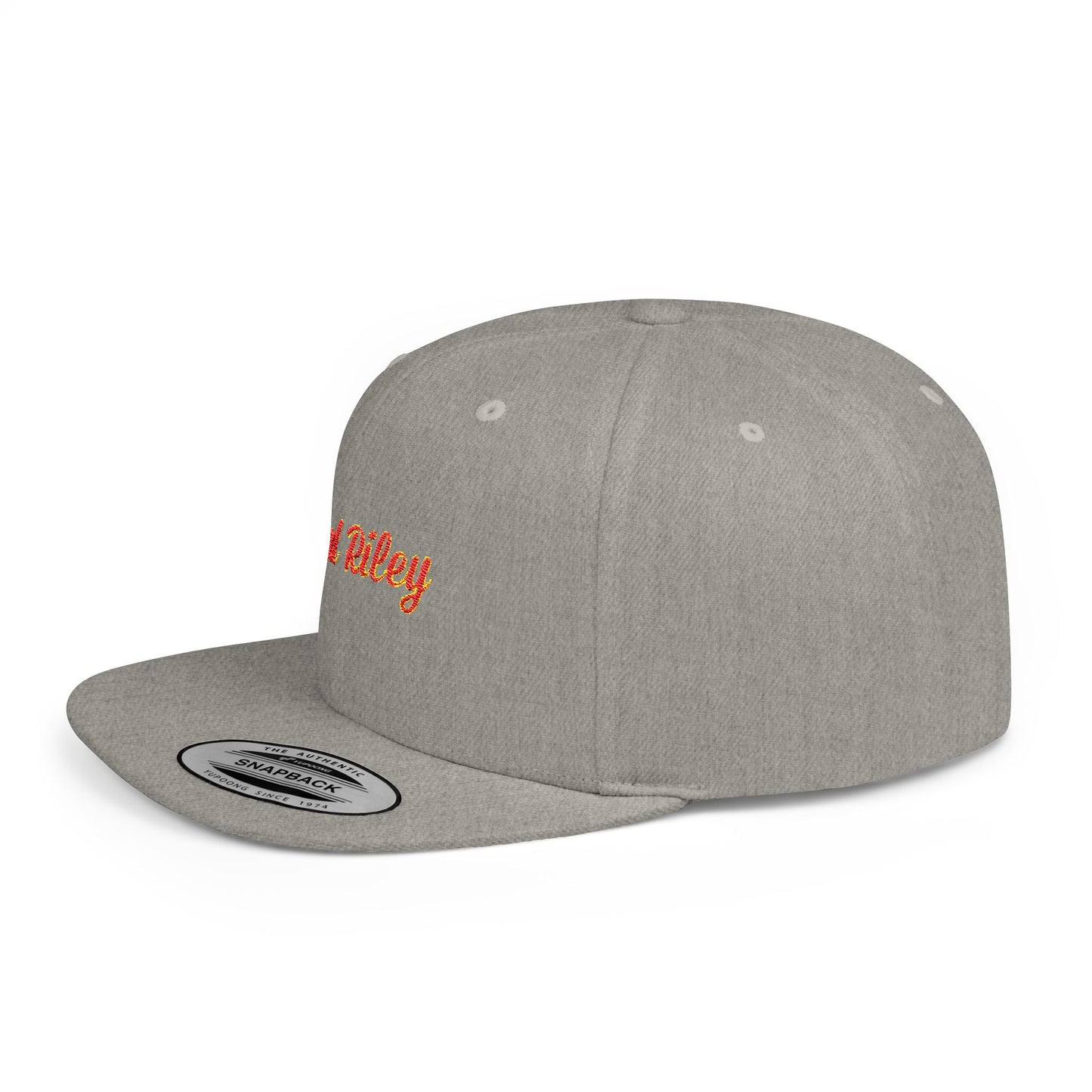 Hotrod Riley Flat Bill Snapback Cap – Retro Style Adjustable Hat