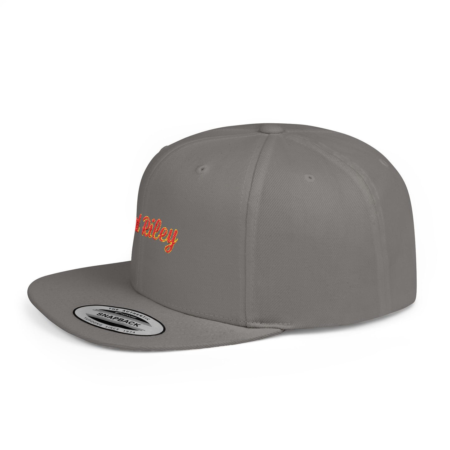 Hotrod Riley Flat Bill Snapback Cap – Retro Style Adjustable Hat
