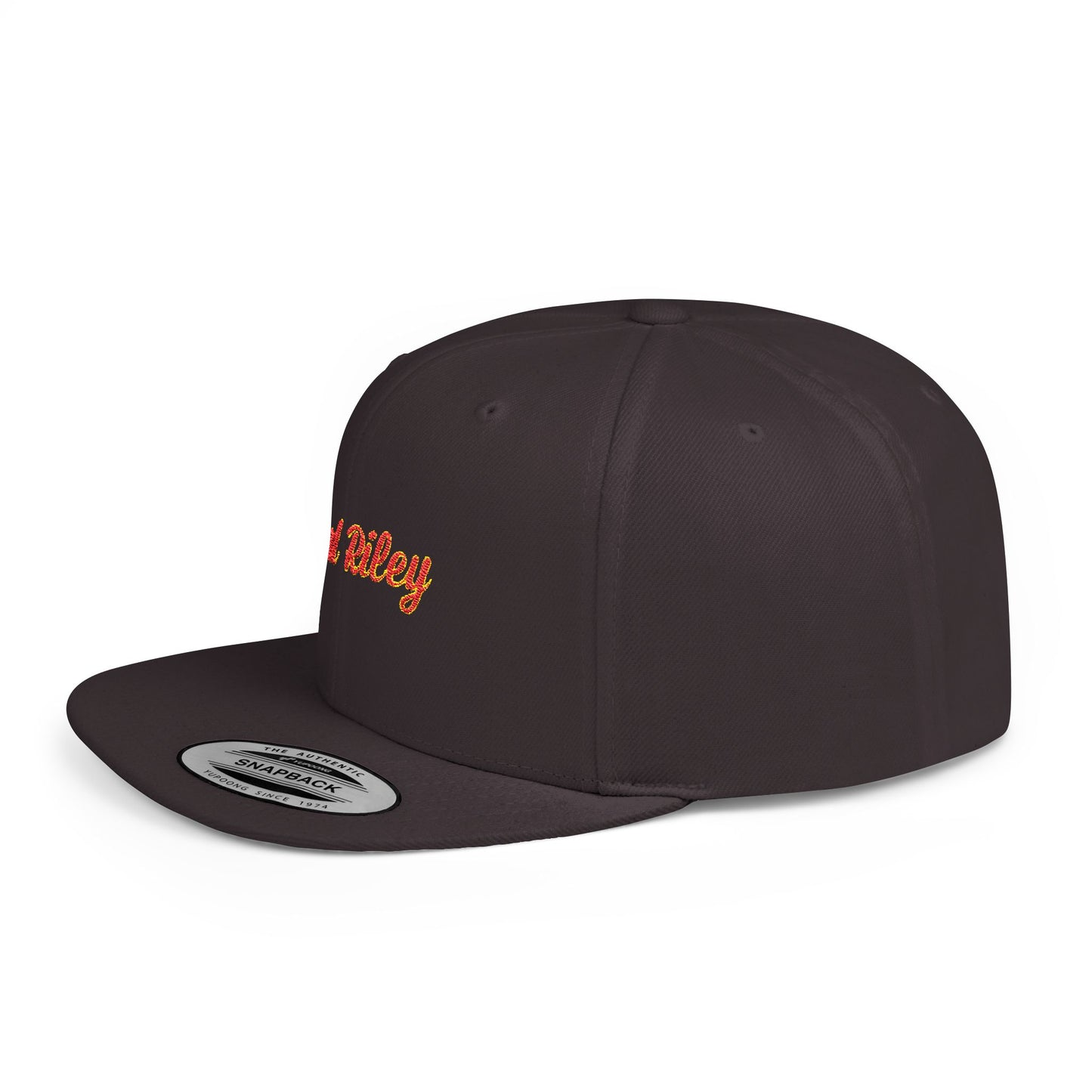 Hotrod Riley Flat Bill Snapback Cap – Retro Style Adjustable Hat
