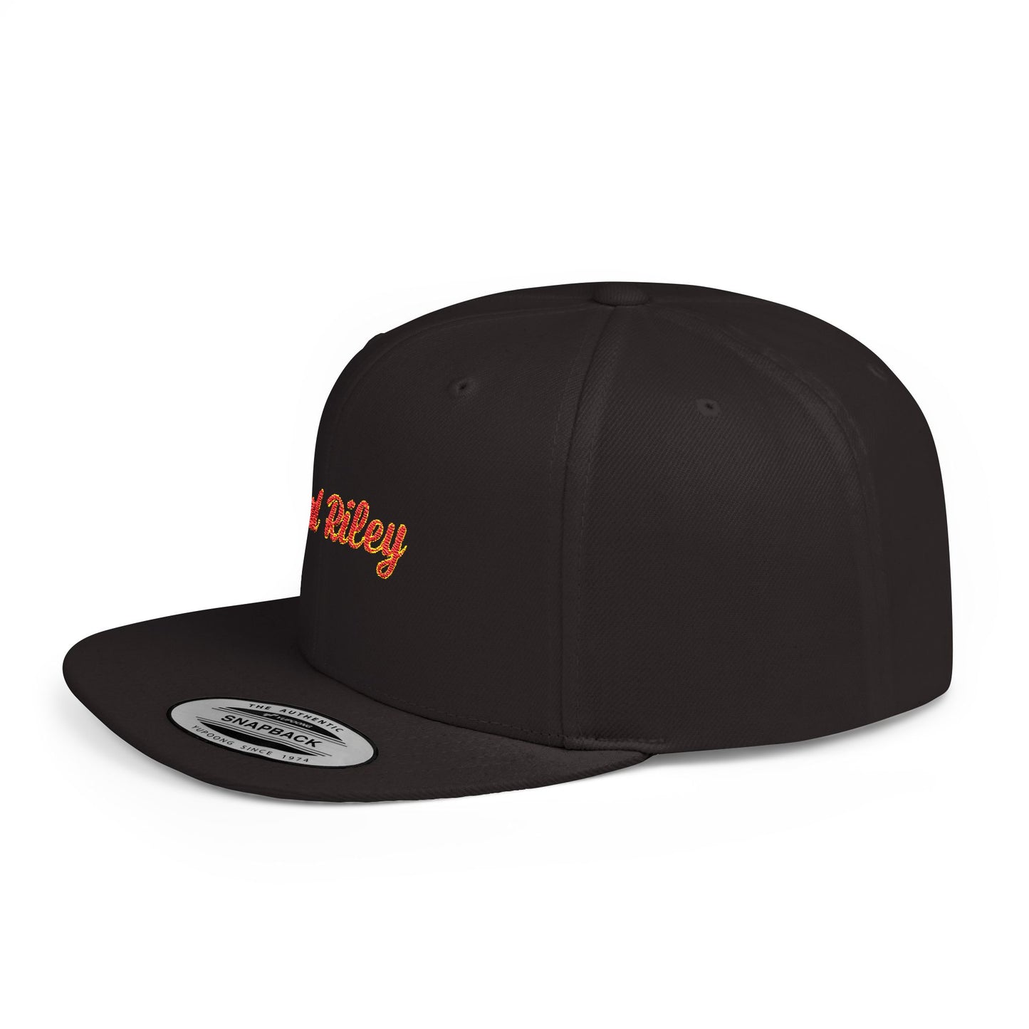 Hotrod Riley Flat Bill Snapback Cap – Retro Style Adjustable Hat