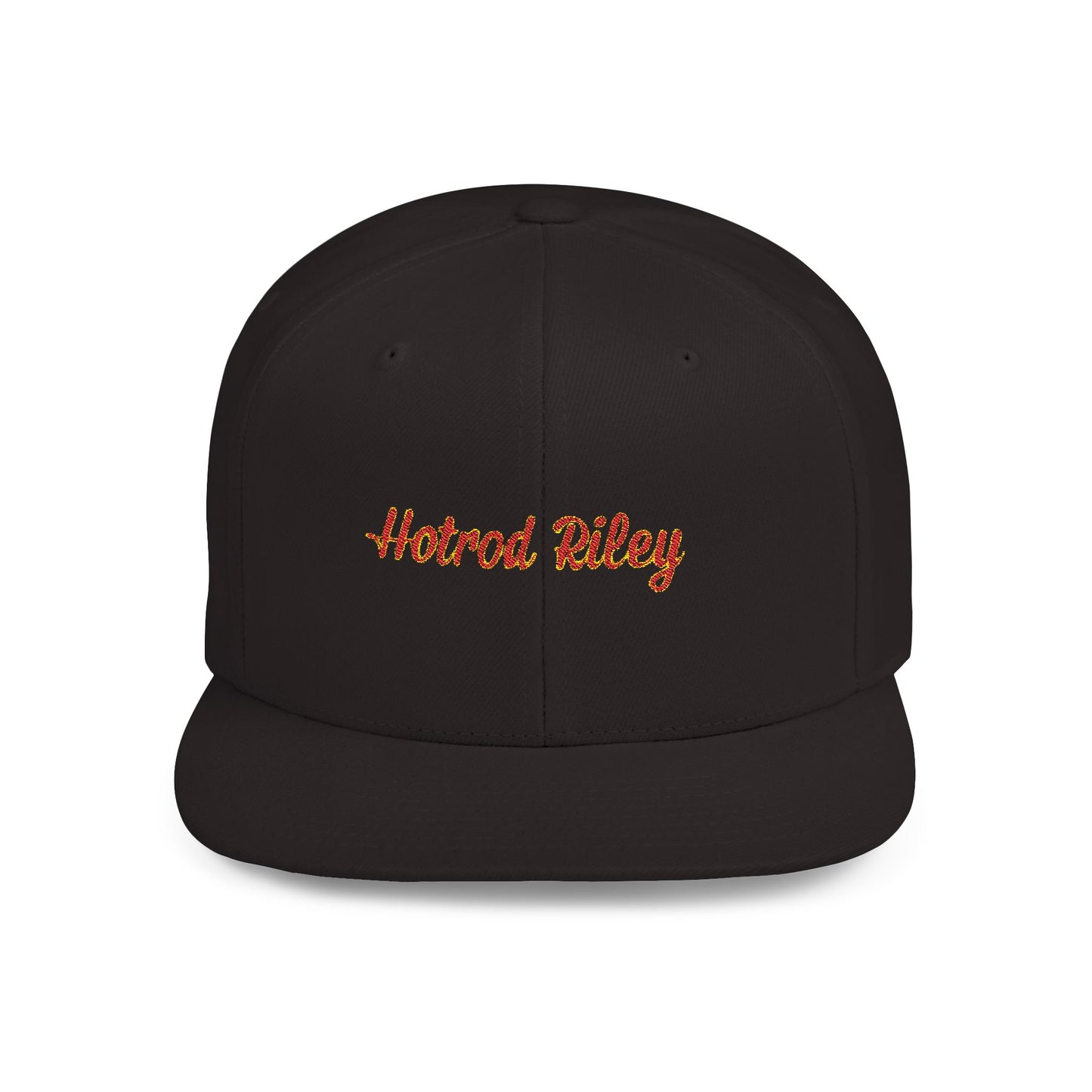 Hotrod Riley Flat Bill Snapback Cap – Retro Style Adjustable Hat