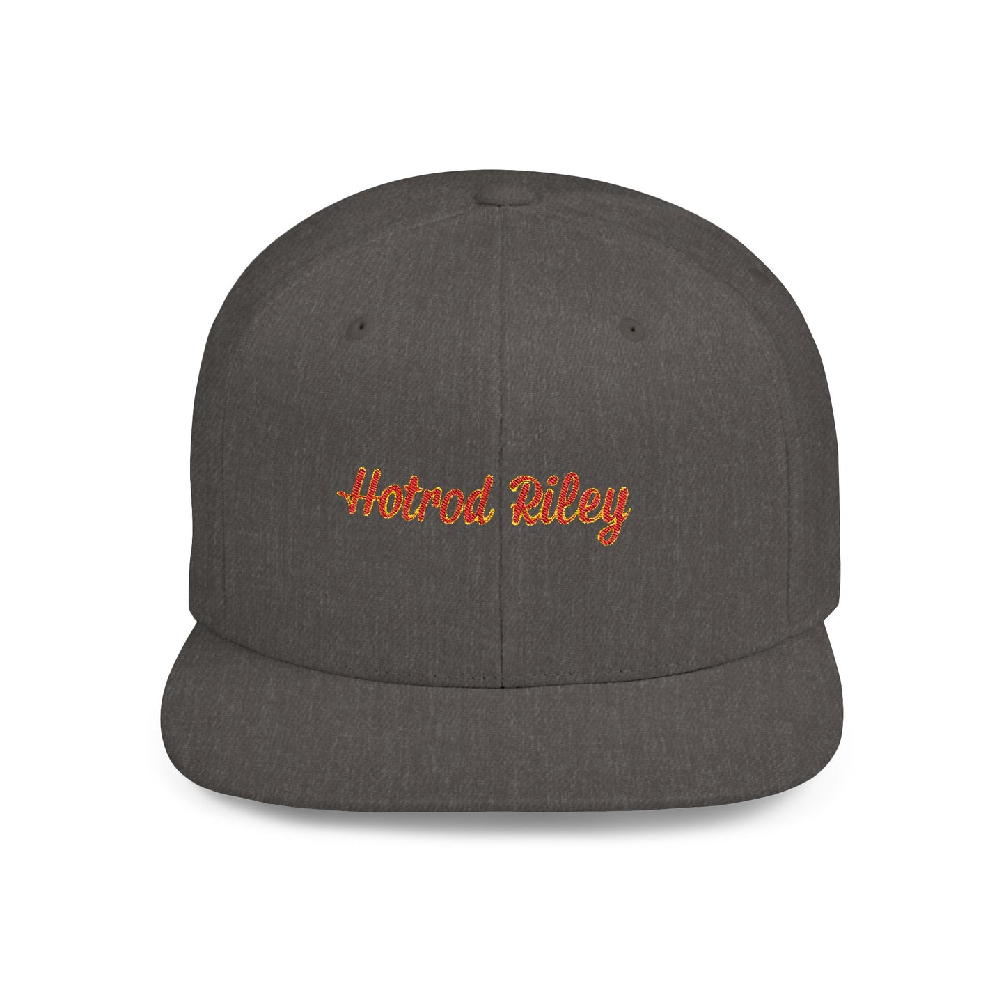 Hotrod Riley Flat Bill Snapback Cap – Retro Style Adjustable Hat
