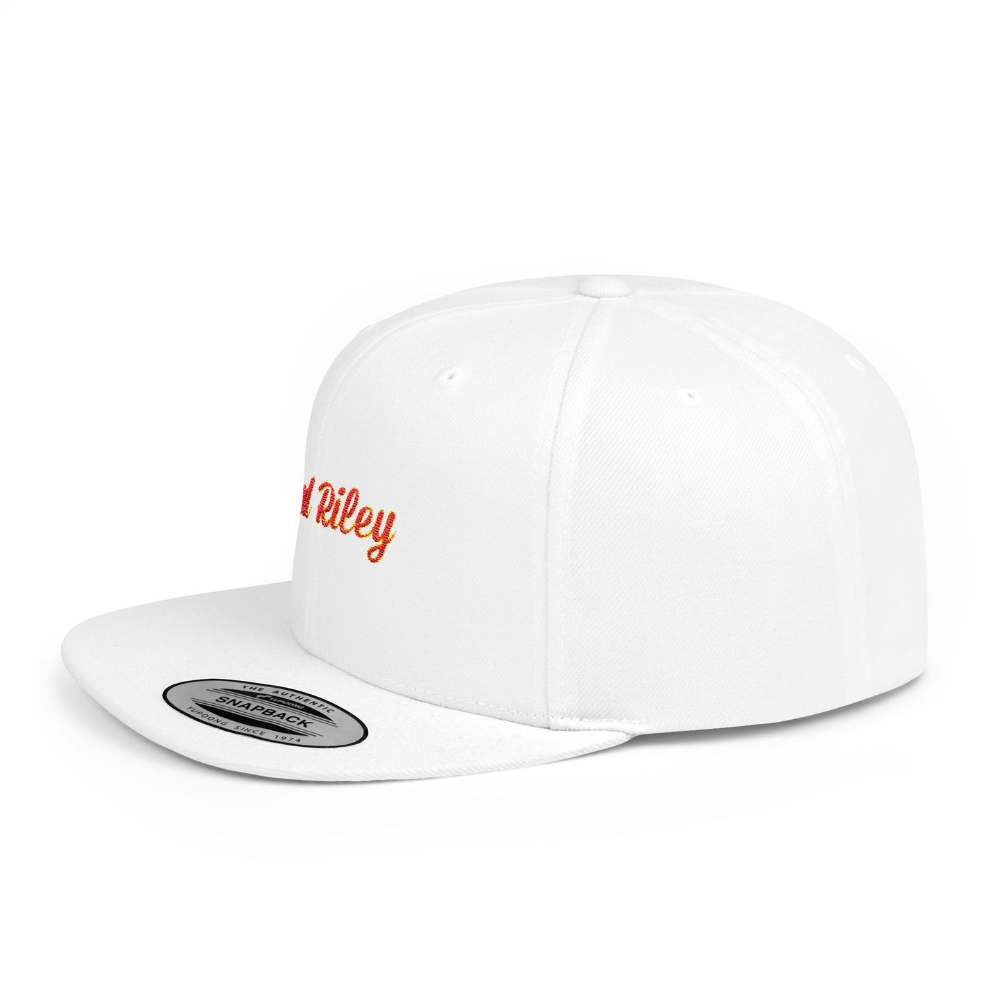 Hotrod Riley Flat Bill Snapback Cap – Retro Style Adjustable Hat
