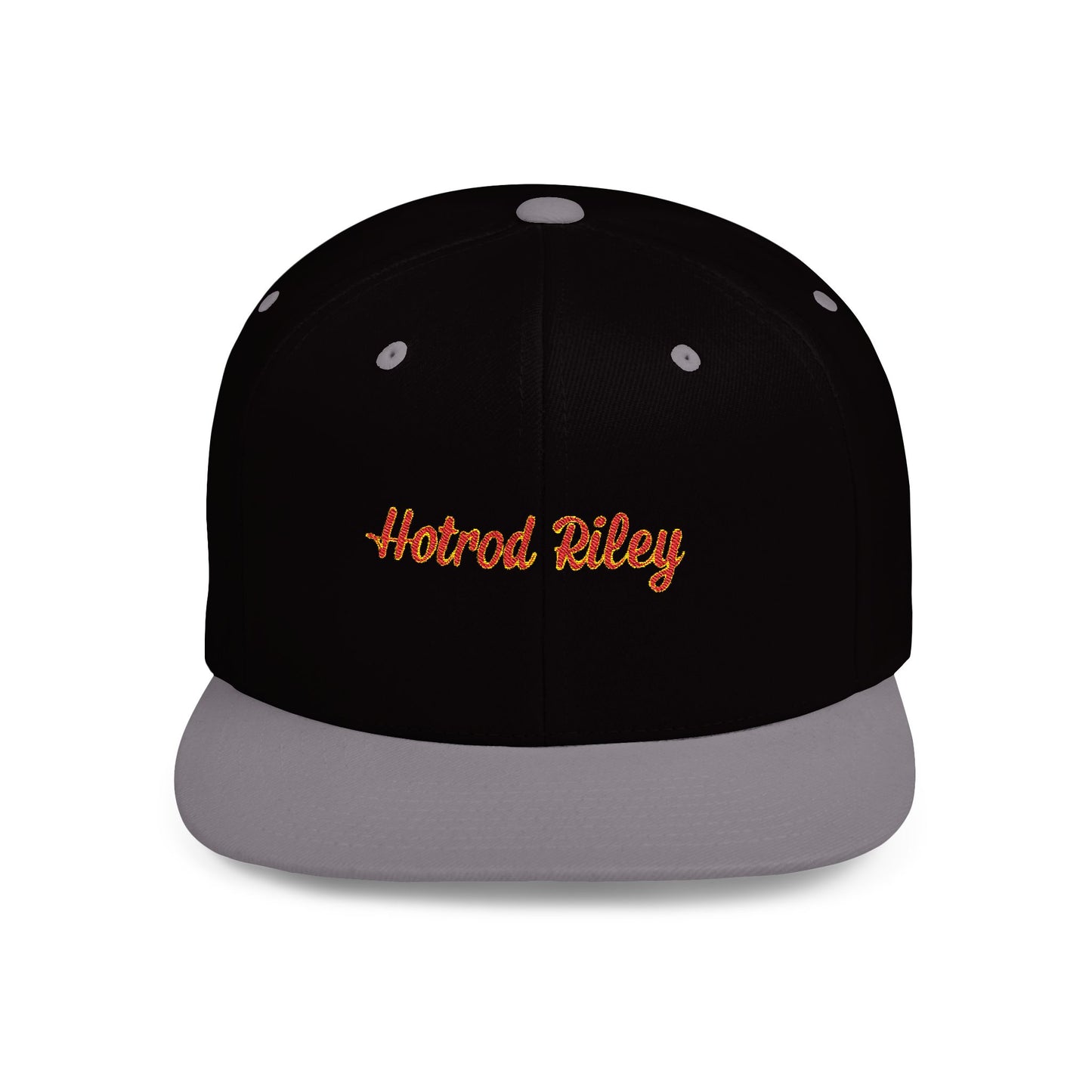 Hotrod Riley Flat Bill Snapback Cap – Retro Style Adjustable Hat