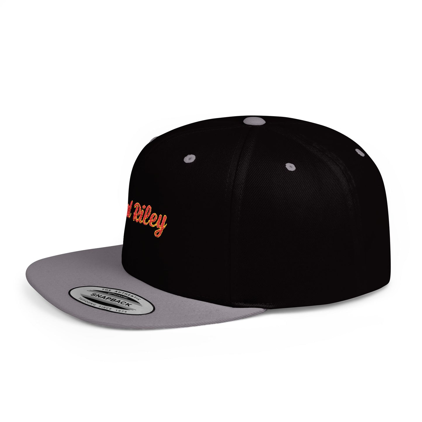 Hotrod Riley Flat Bill Snapback Cap – Retro Style Adjustable Hat