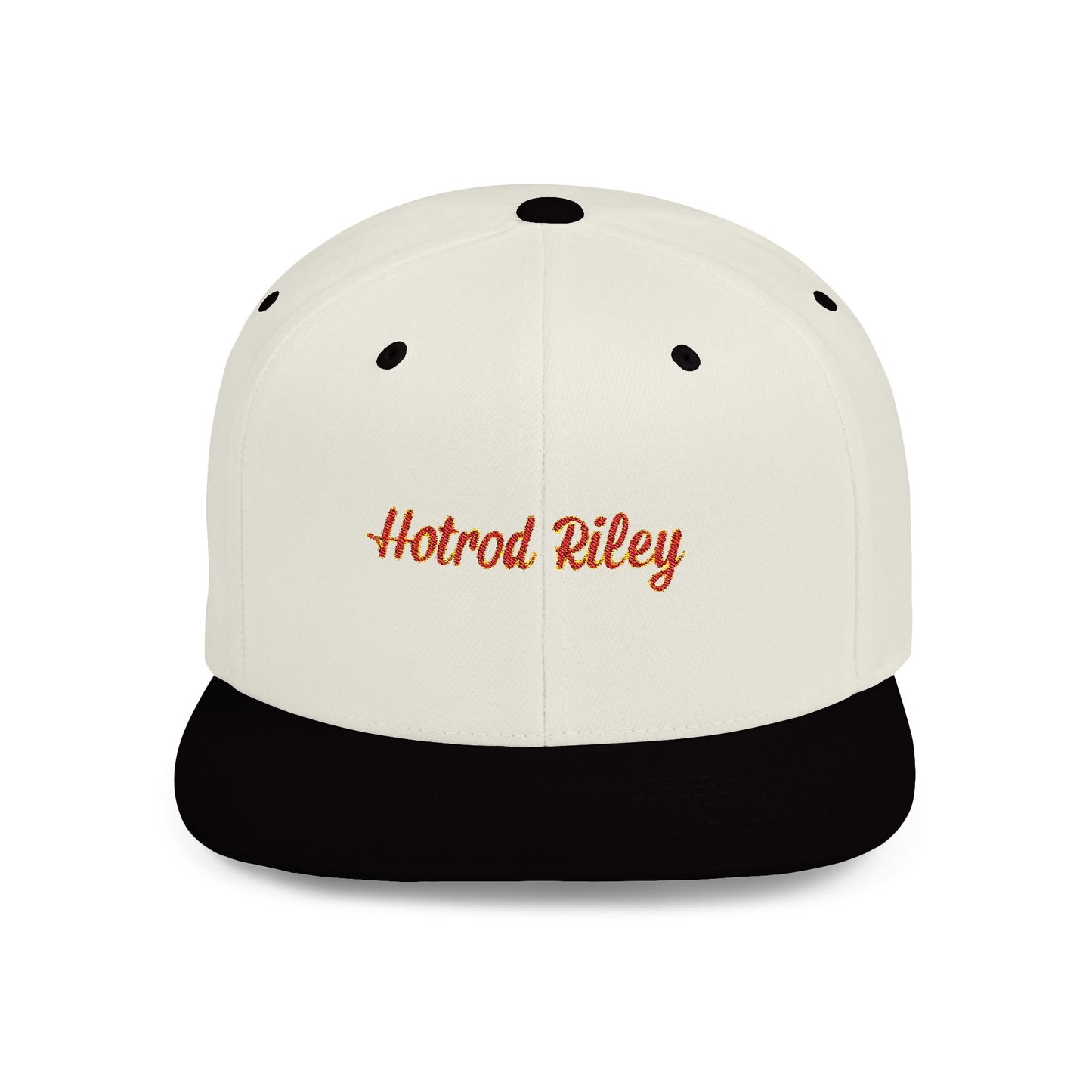 Hotrod Riley Flat Bill Snapback Cap – Retro Style Adjustable Hat