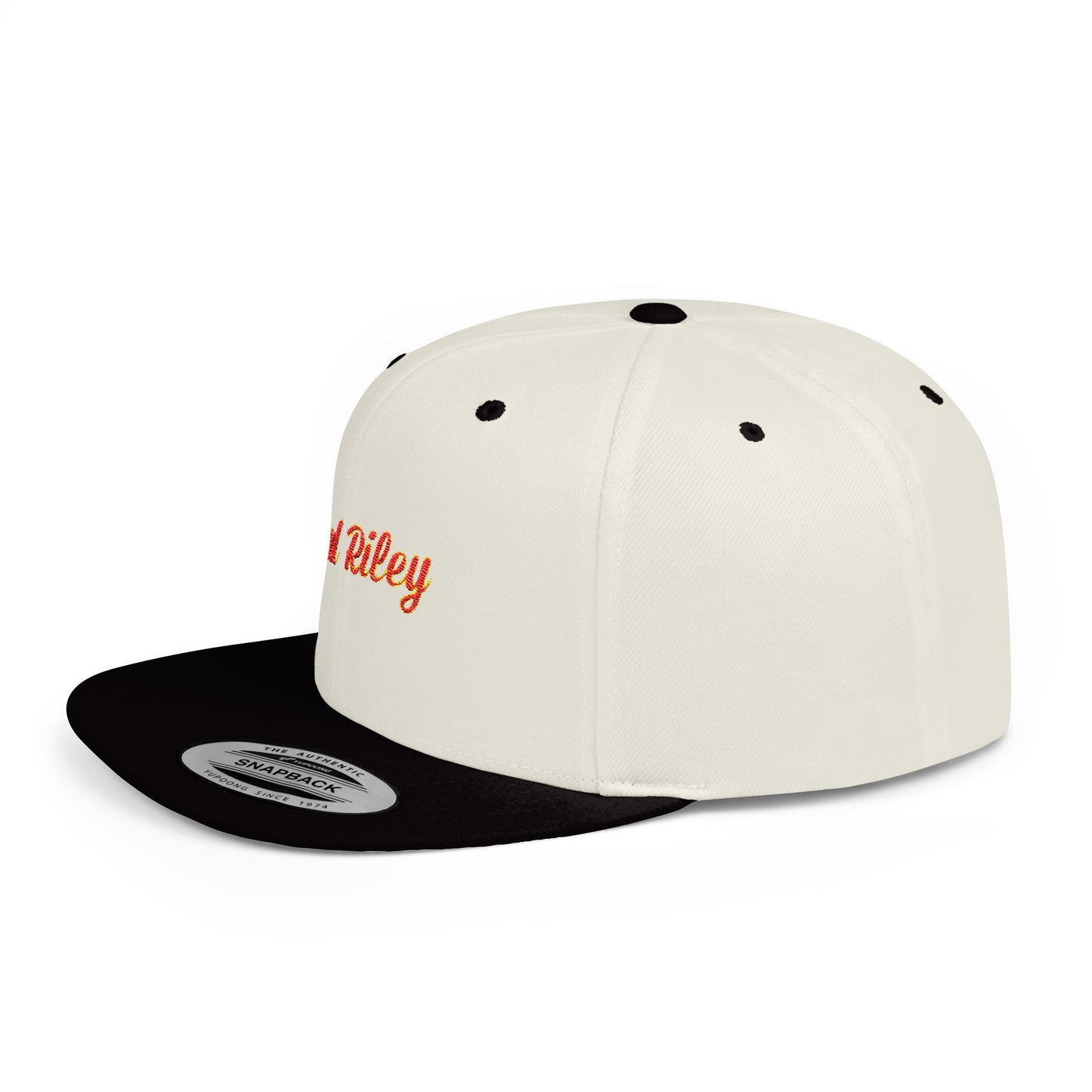 Hotrod Riley Flat Bill Snapback Cap – Retro Style Adjustable Hat