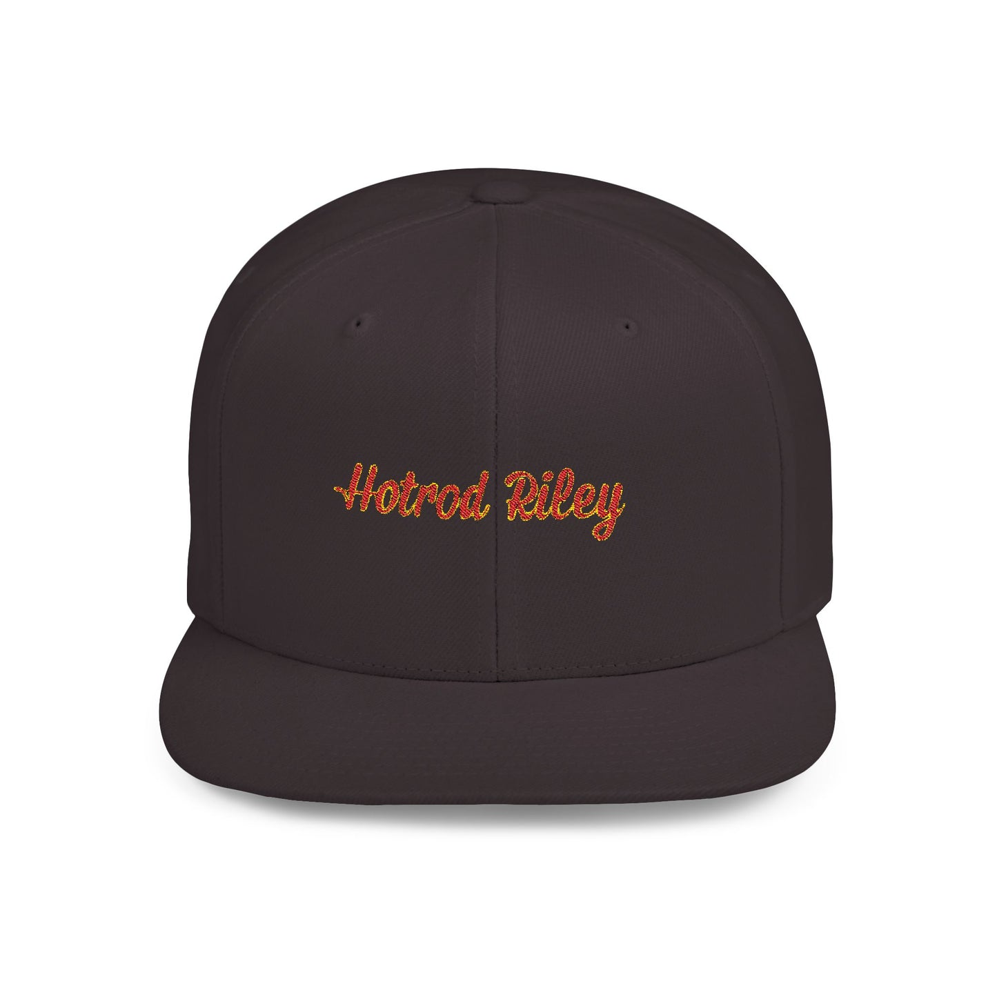 Hotrod Riley Flat Bill Snapback Cap – Retro Style Adjustable Hat
