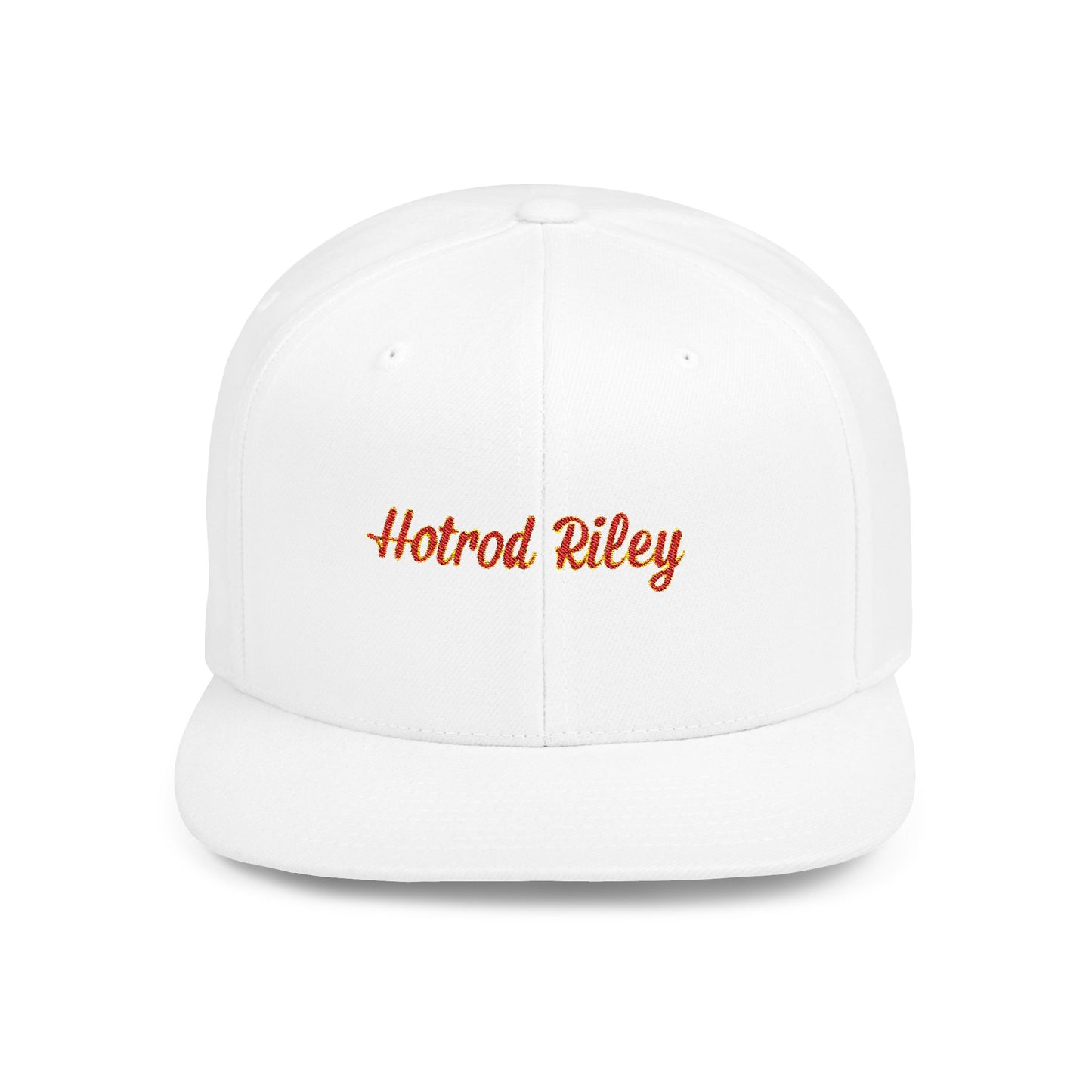 Hotrod Riley Flat Bill Snapback Cap – Retro Style Adjustable Hat